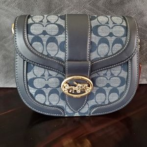 Coach Georgie Saddle Purse